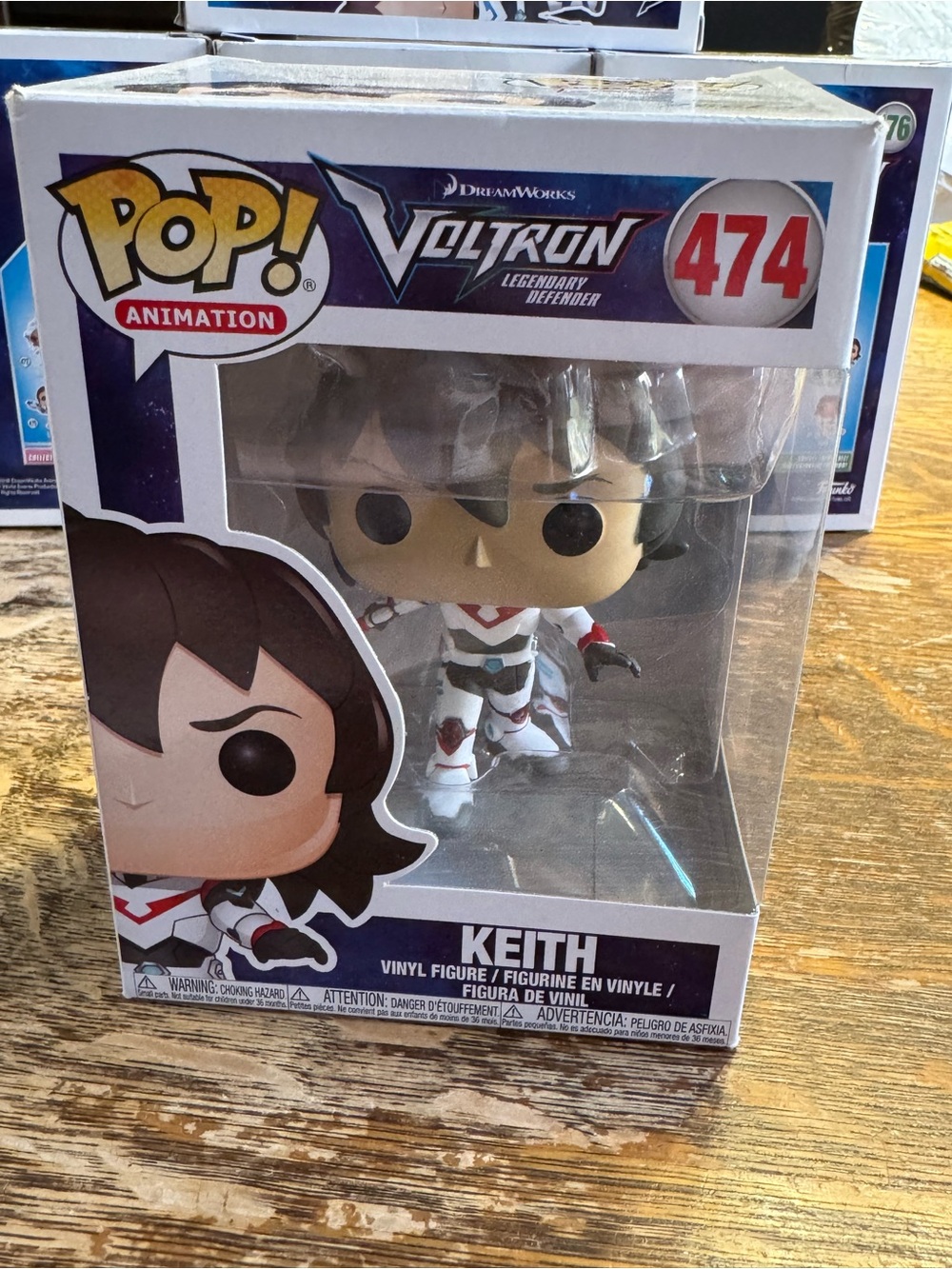 Voltron Legendary Defender Keith Funko Pop #474 Vaulted